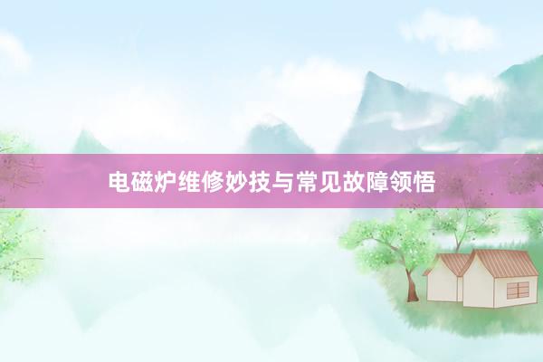 电磁炉维修妙技与常见故障领悟